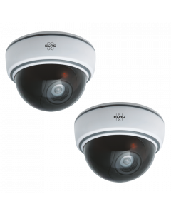 Indoor Dummy Dome Camera met Flash Light - 2 Pack (CDD15F)