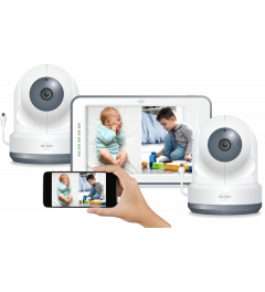 Baby Monitor Royale Full HD Babyfon mit mit 2 Full HD-Kameras (BC4000-2)