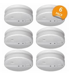 Smoke Detector 230V - 5 year Back-up Battery - 6-Pack (FS1105P)