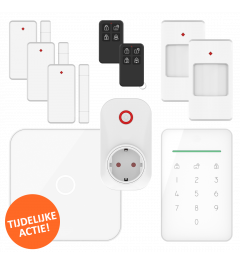 ELRO AS90S Home+ Smart Wireless Alarm System - Wifi - GSM Function - Promotion kit (AS90S)