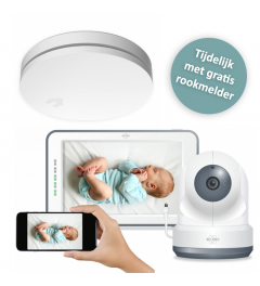 Veilige Babykamer Combipakket: BC4000 Babyfoon & gratis FS4610 Rookmelder