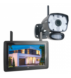 Color Night Vision Security Camera Set with 9" screen and app (CZ60RIP)