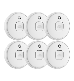 ELRO FS2010 Smoke Detector with 10-Year Battery - 6 pack