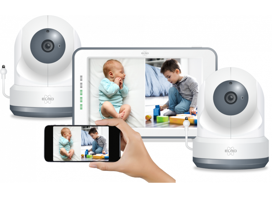 Baby Monitor Royale Full HD Babyfon mit mit 2 Full HD Kameras BC4000 2