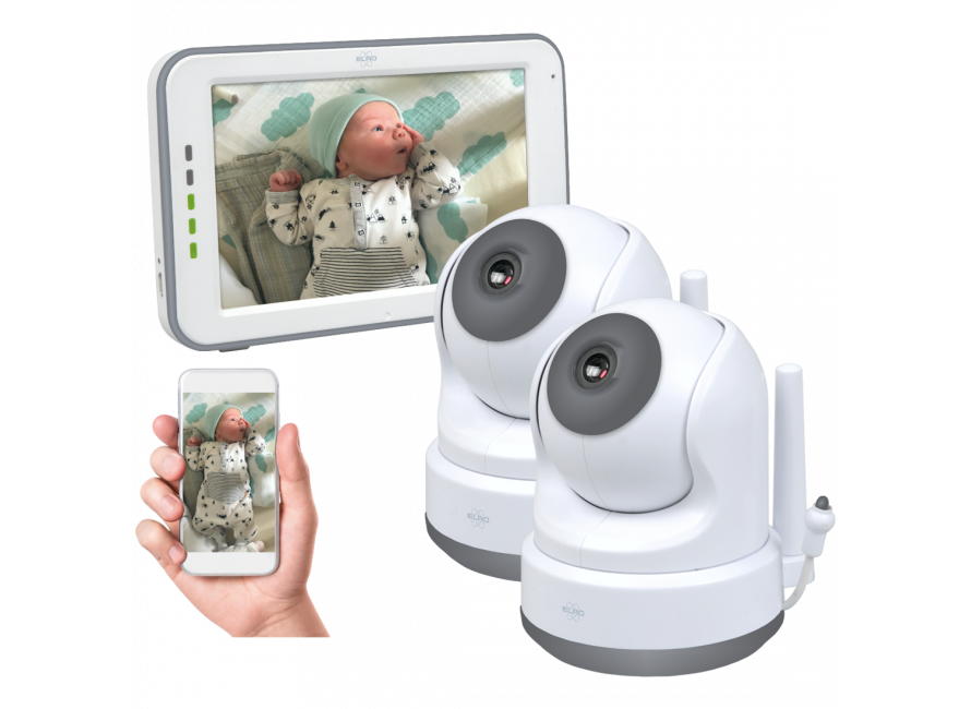 Baby Monitor Royale HD Babyphone with 12,7 cm touchscreen and app BC3000  ELRO