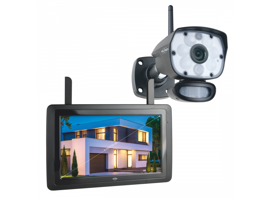 Topiky 1080P WiFi Smart IP-Kamera, 360-Grad-Ansicht Auto-Tracking-Überwachungskamera  für den Außenbereich, Überwachungskamera mit  LED-Aufhelllicht-Überwachungskamera für den Innenhof : : Baumarkt