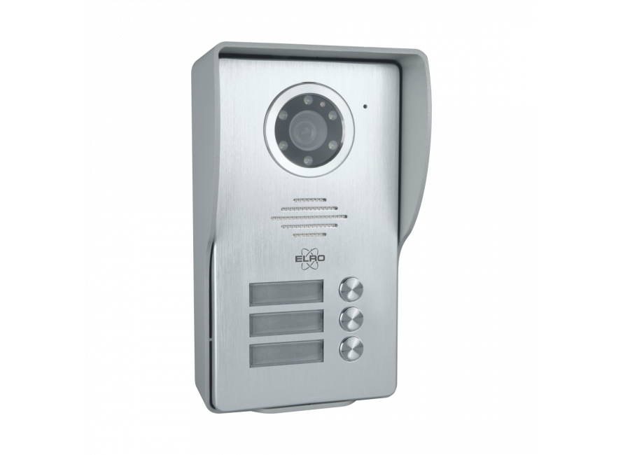 identificatie Kwalificatie Normaal Video Deur Intercom - 3 Appartementen - Met 3 x 7 inch kleurenscherm  (DV477W3) ELRO