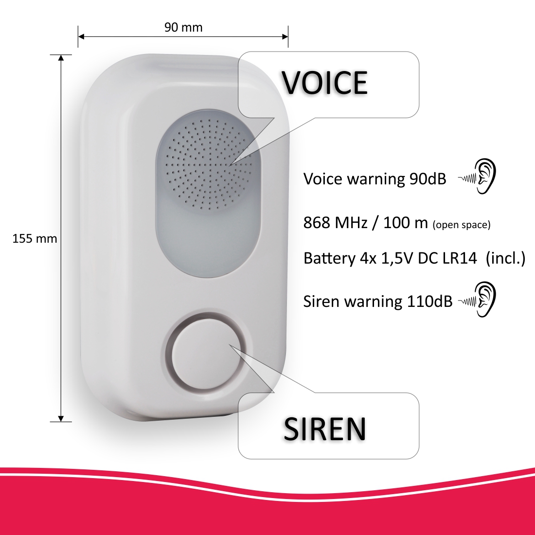 Smart Home Voice Sirene